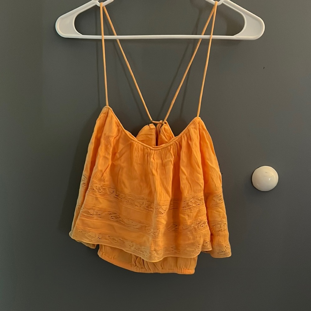Free people home again cropped cami NWT